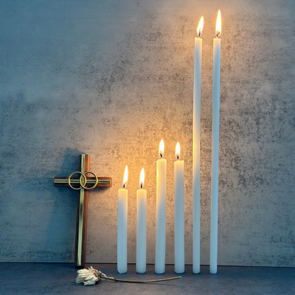 Vigil/ Processional Candles 3/8" x 11 1/2"