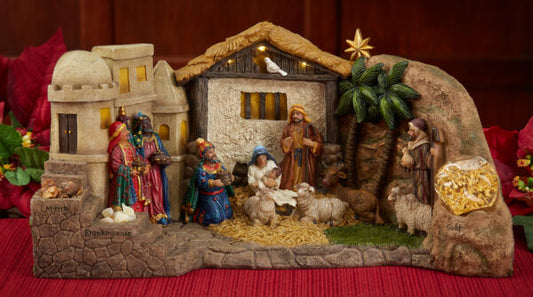 The Deluxe Lighted Panorama Nativity