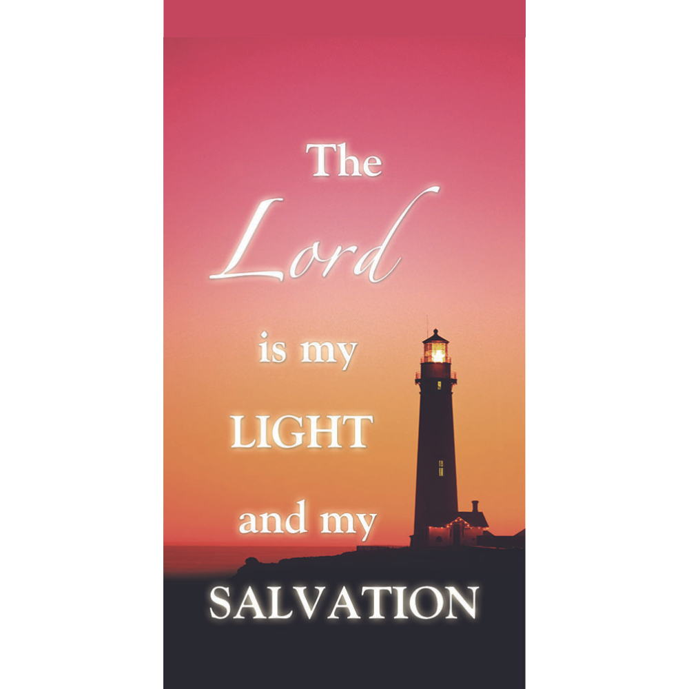 The Lord Is My Light Banner – F.A. Dumont Church Supplies