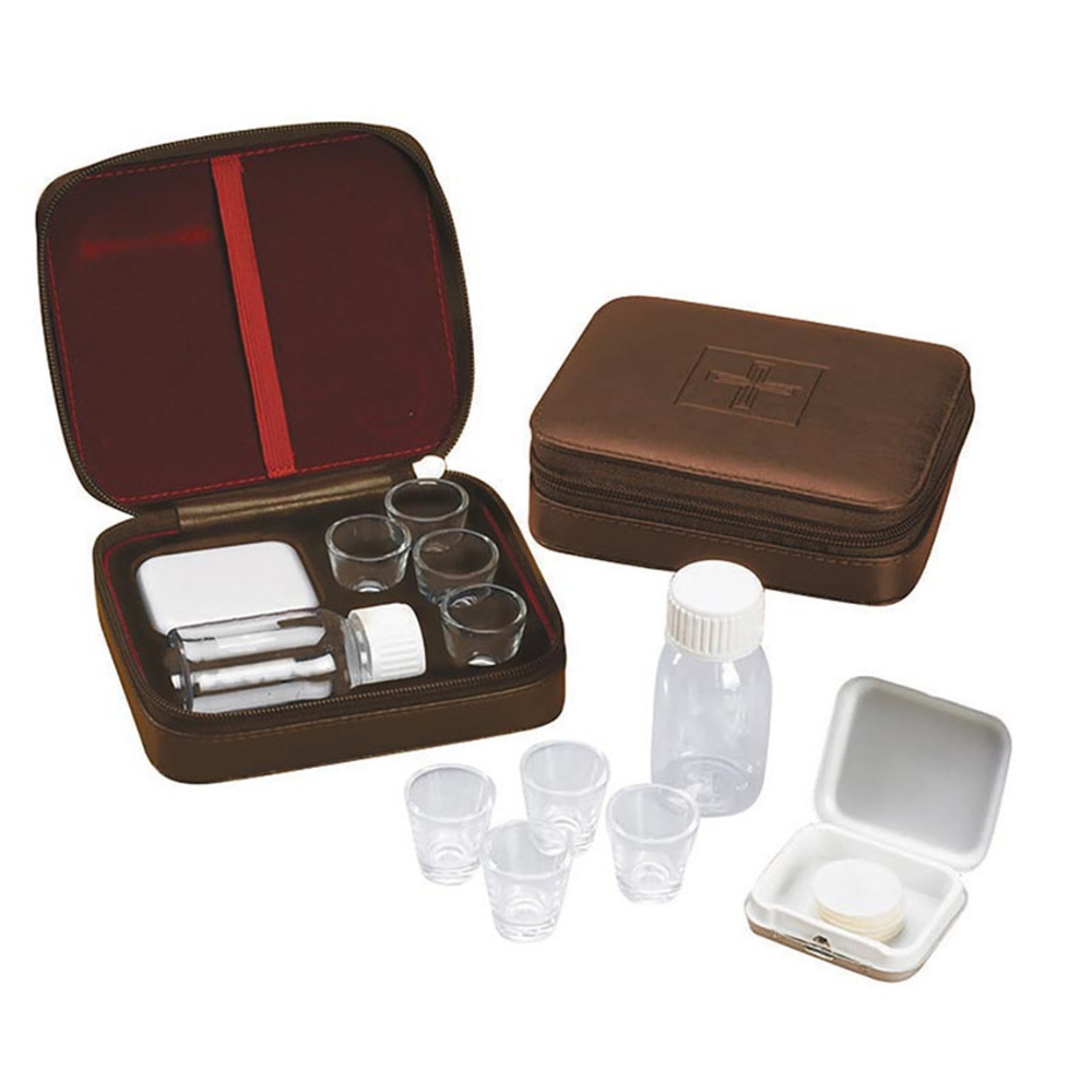 Four Cup Portable Communion Set