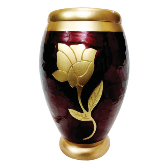 Golden Rose Memorial Urn