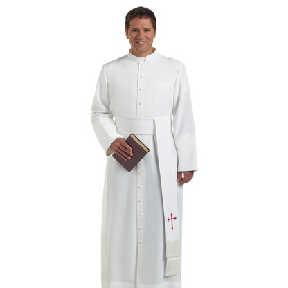 White Carlise Cassock