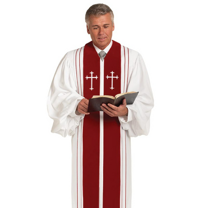 White Bishop Pulpit Robe