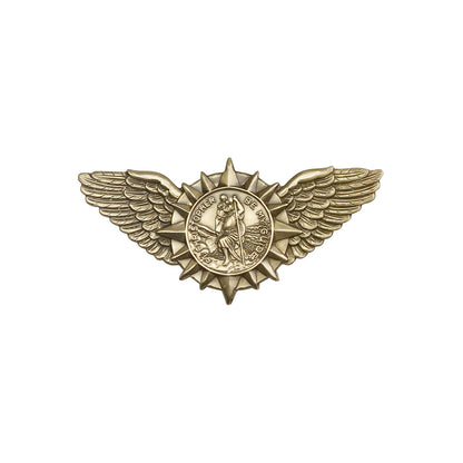 St. Christopher / Wings Visor Clip