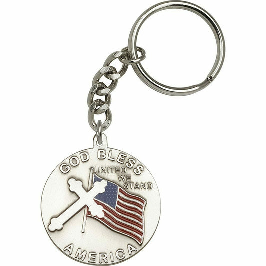 God Bless America Keychain