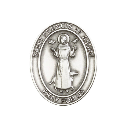 St. Francis of Assisi Visor Clip