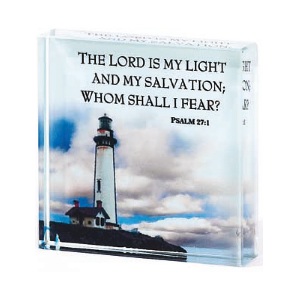 The Lord Is My Light Plaque