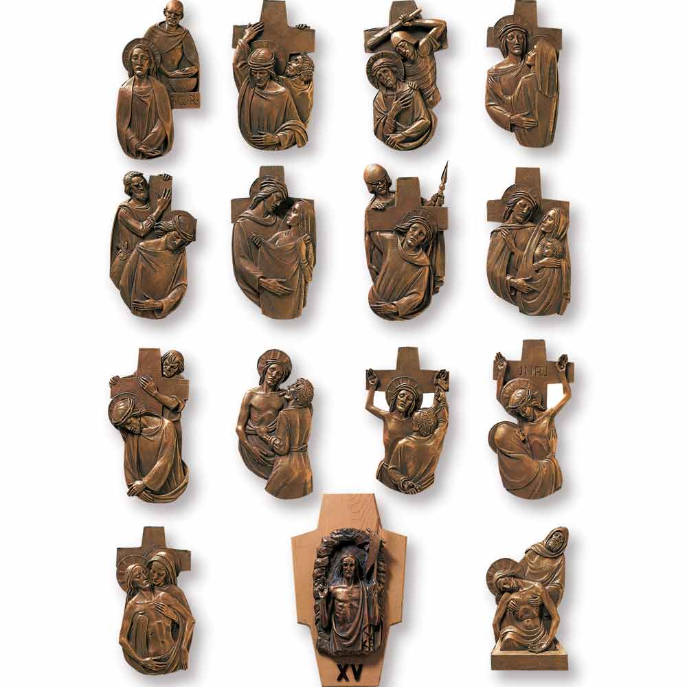 Stations of the Cross Cast in Bronze DS1349/BR